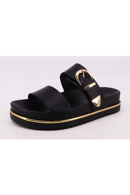 Salable Platform Metallic Sandals