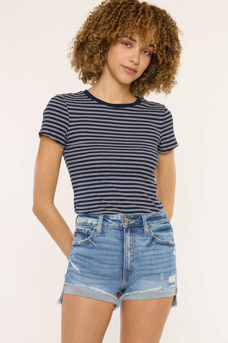 Kancan Poppi Cuffed Shorts