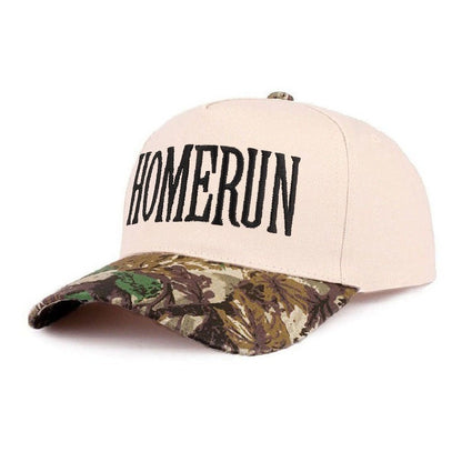 Homerun Embroidered Camo Hat