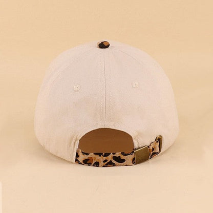 Dachshund Embroidered Leopard Hat