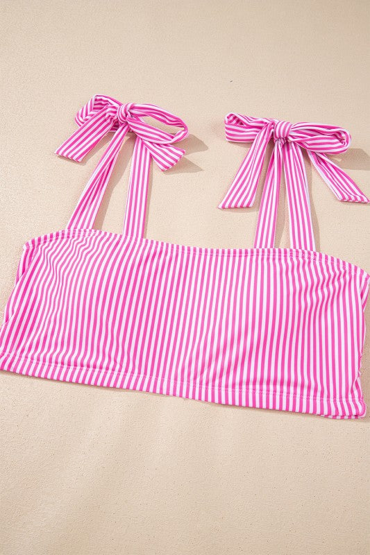 Winnie Striped Pink Bikini