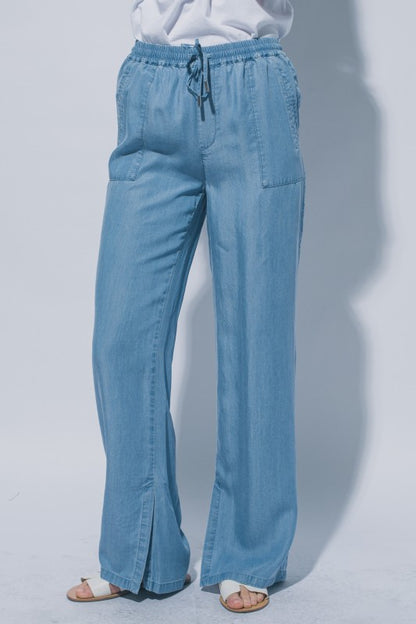 Felicia Tencel Wide Leg Pants