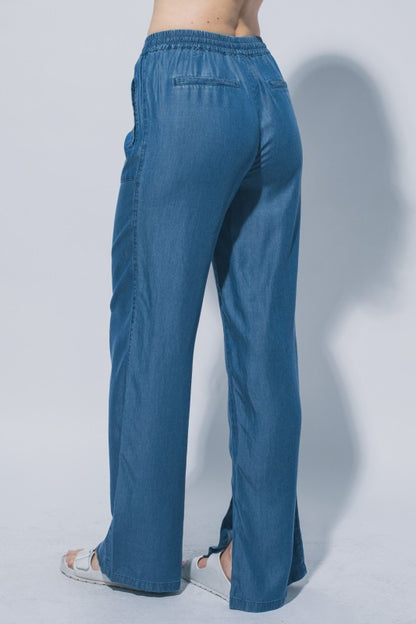 Felicia Tencel Wide Leg Pants