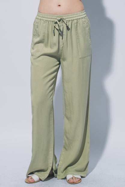 Felicia Tencel Wide Leg Pants