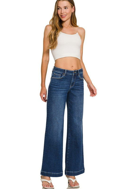 Zenana Midland Wide Leg Jeans