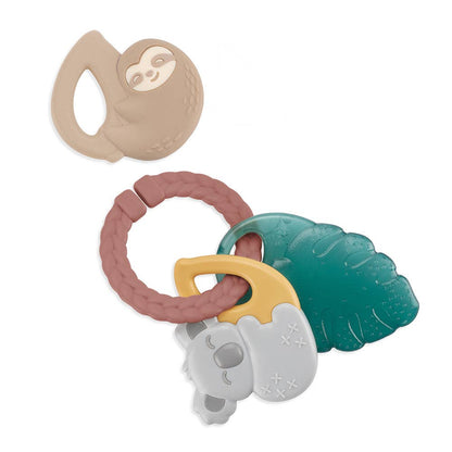 Itzy Ritzy Tropical Keys Texture Ring with Teether + Rattle