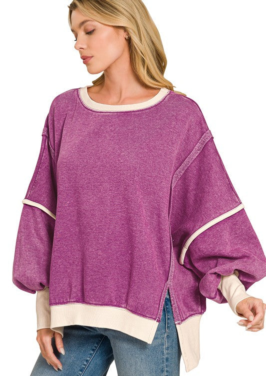 Flannagan Mineral Oversized Sweater