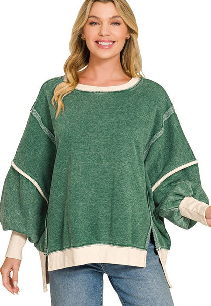Flannagan Mineral Oversized Sweater