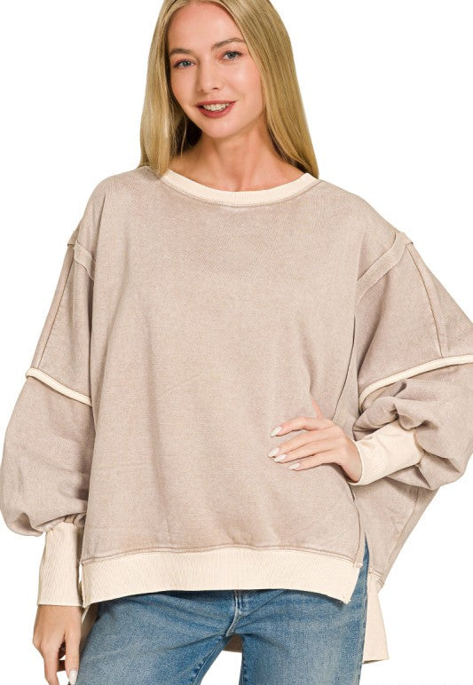 Flannagan Mineral Oversized Sweater
