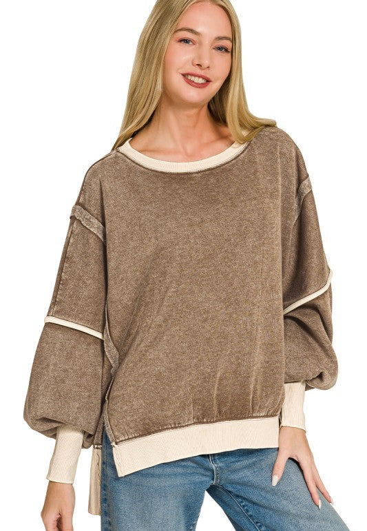 Flannagan Mineral Oversized Sweater