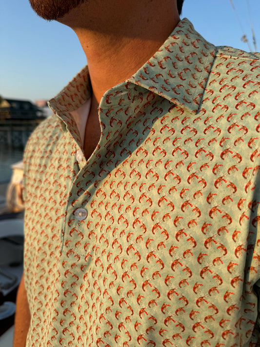 Mens Salt Water Soul Boil Polo