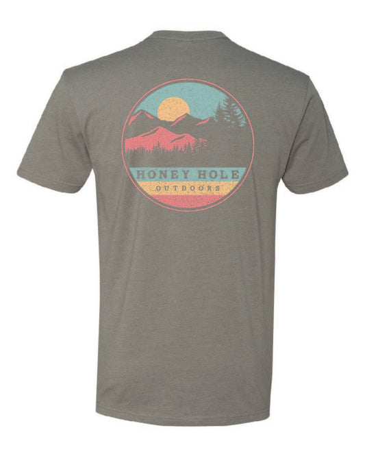 Mens Honey Hole Circle Mountain Tee