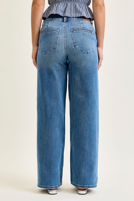 Judy Blue Bobbie Wide Leg Trousers