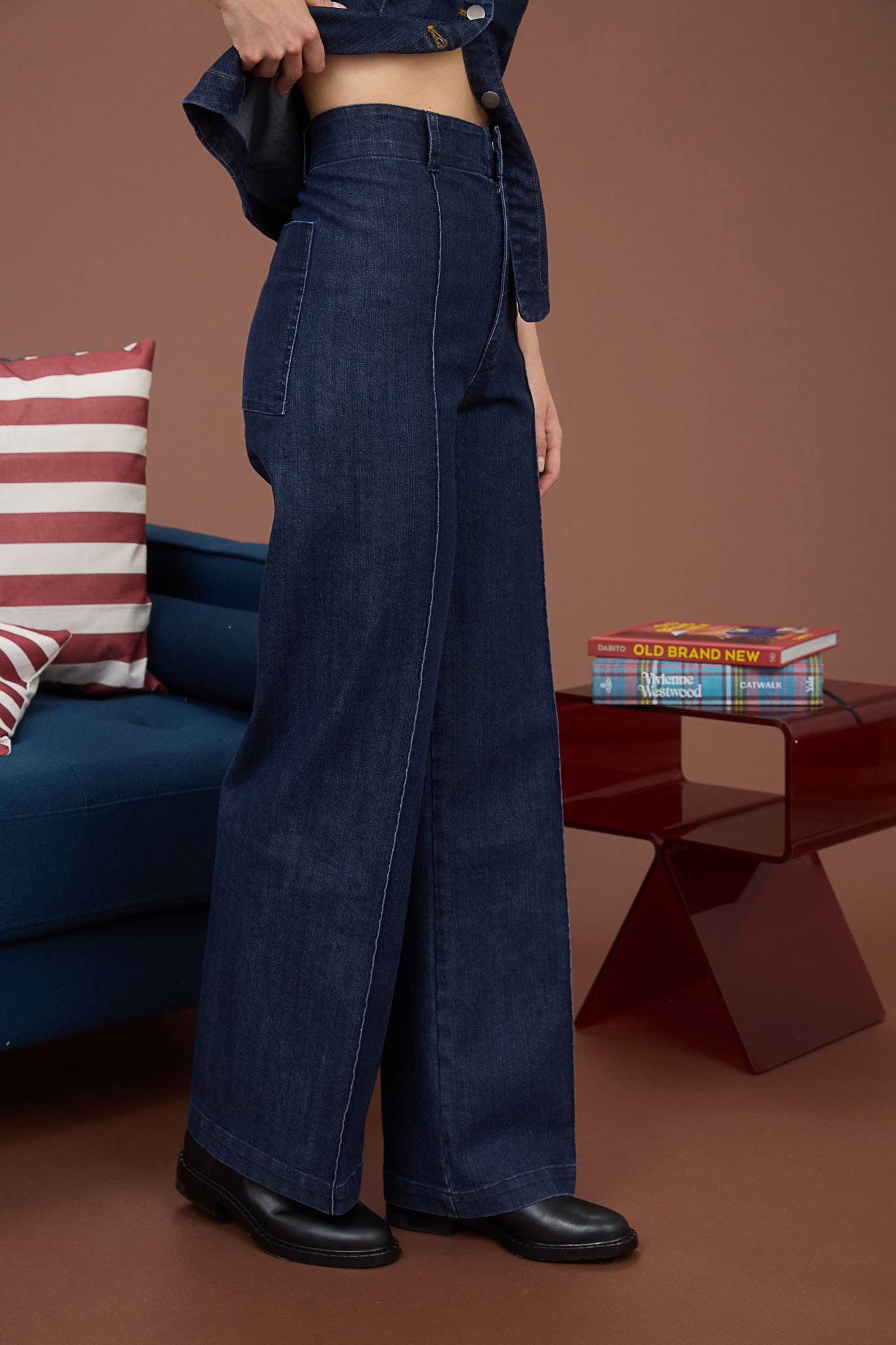 Lennon Denim Pant Set