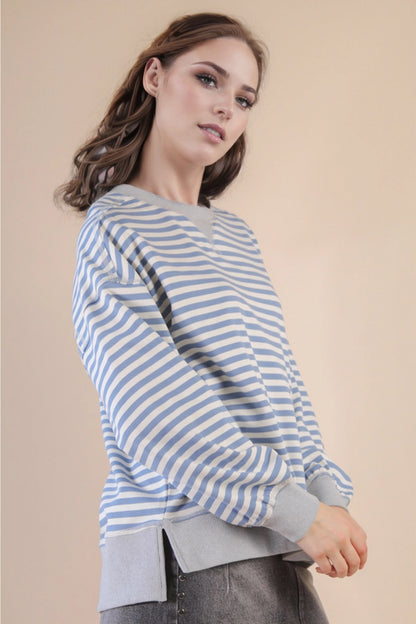Poppy Oversized Stripe Top