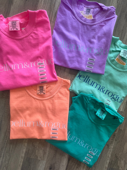 Adult Summer Simple Logo Tee