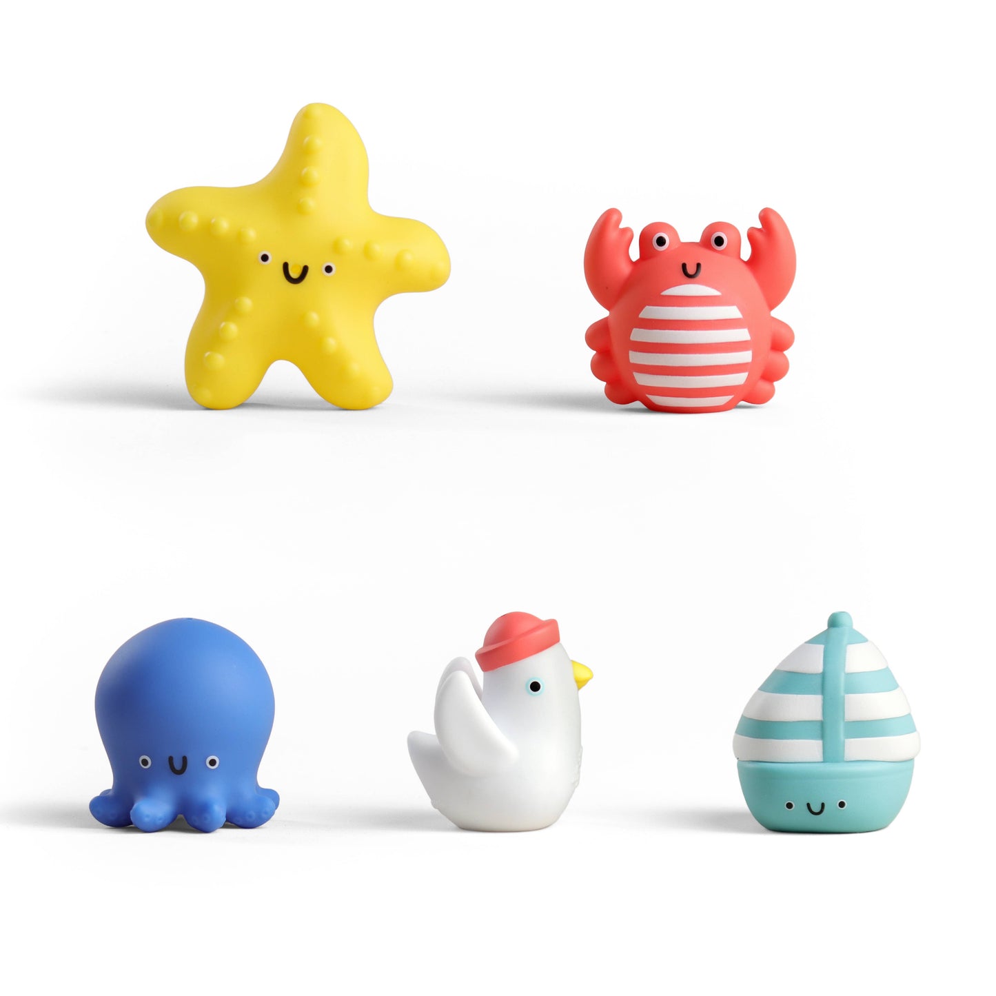 Itzy Ritzy Nautical Itzy Bitzy Puppets™ - Bath + Storytelling Toys