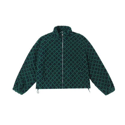 Holly Grid Sherpa Hunter Jacket