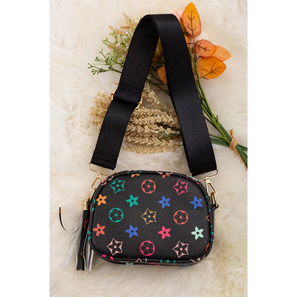 Girls Floral Tassel Bag