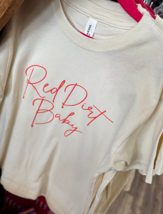 Girls Red Dirt Baby Ivory Tee