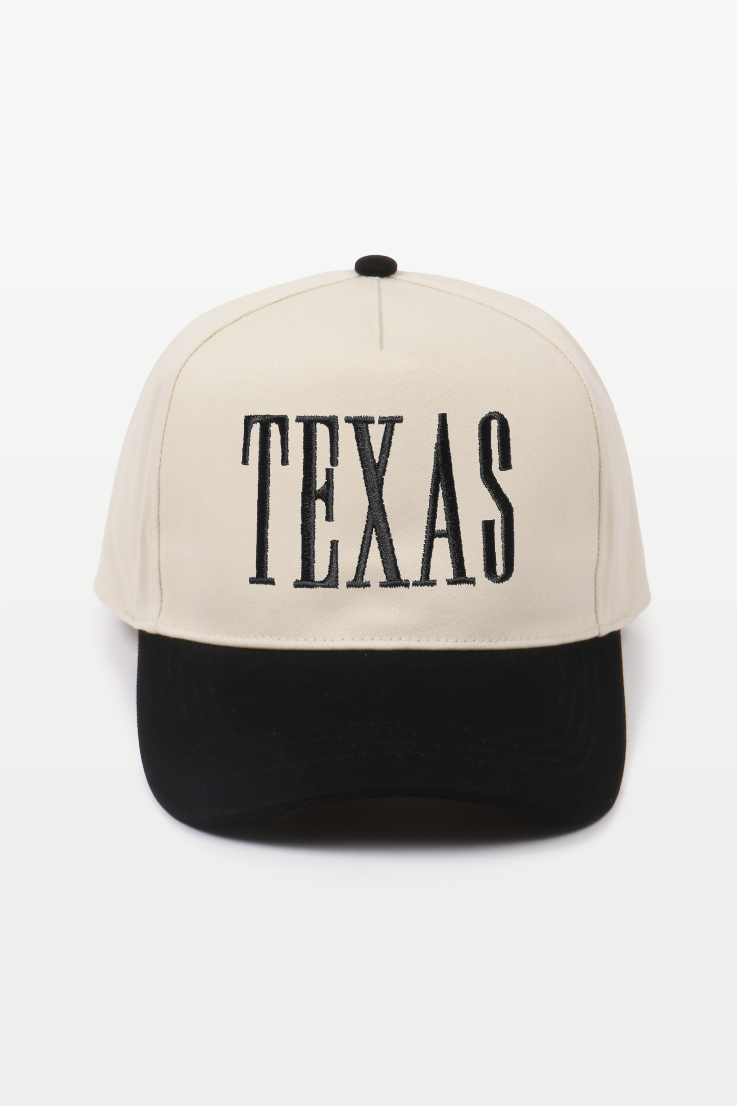 Texas Embroidered Black Hat