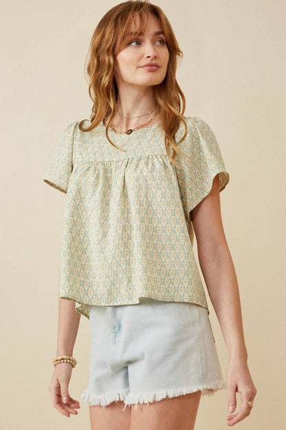 Paisley Summer Blouse