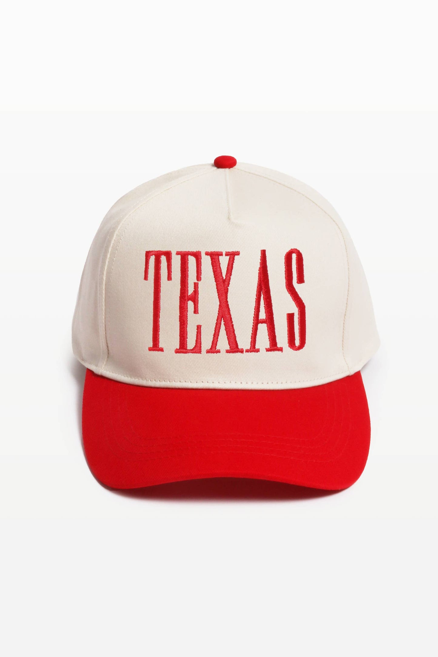 Texas Embroidered Red Hat