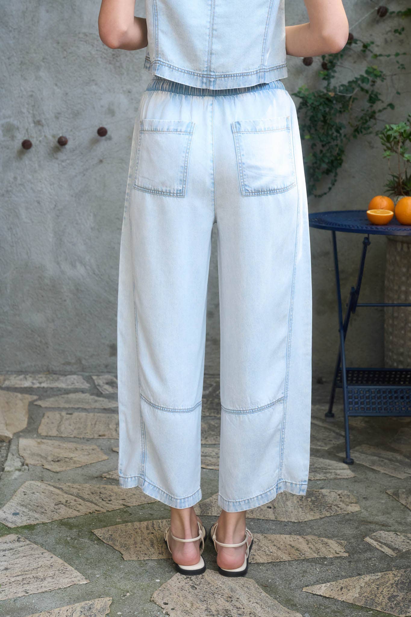 Trisha Chambray Pant Set