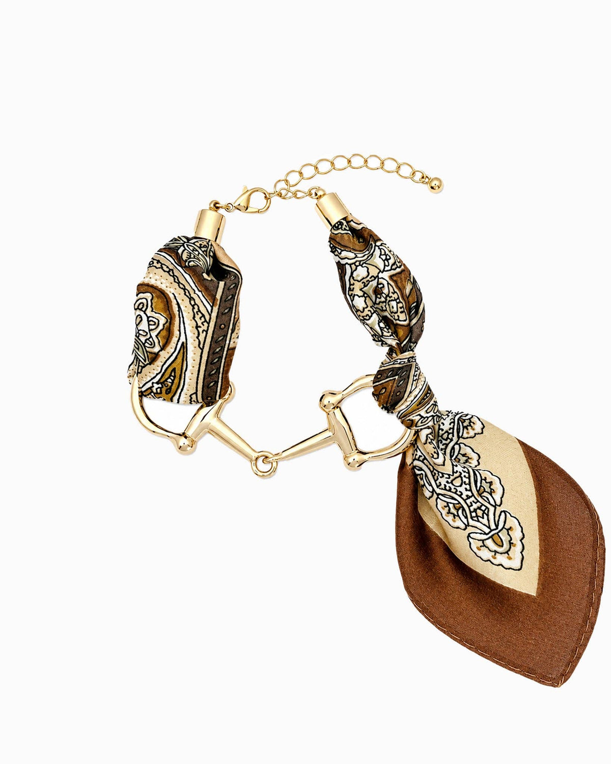 Darlene Scarf Western Horsebit Bracelet