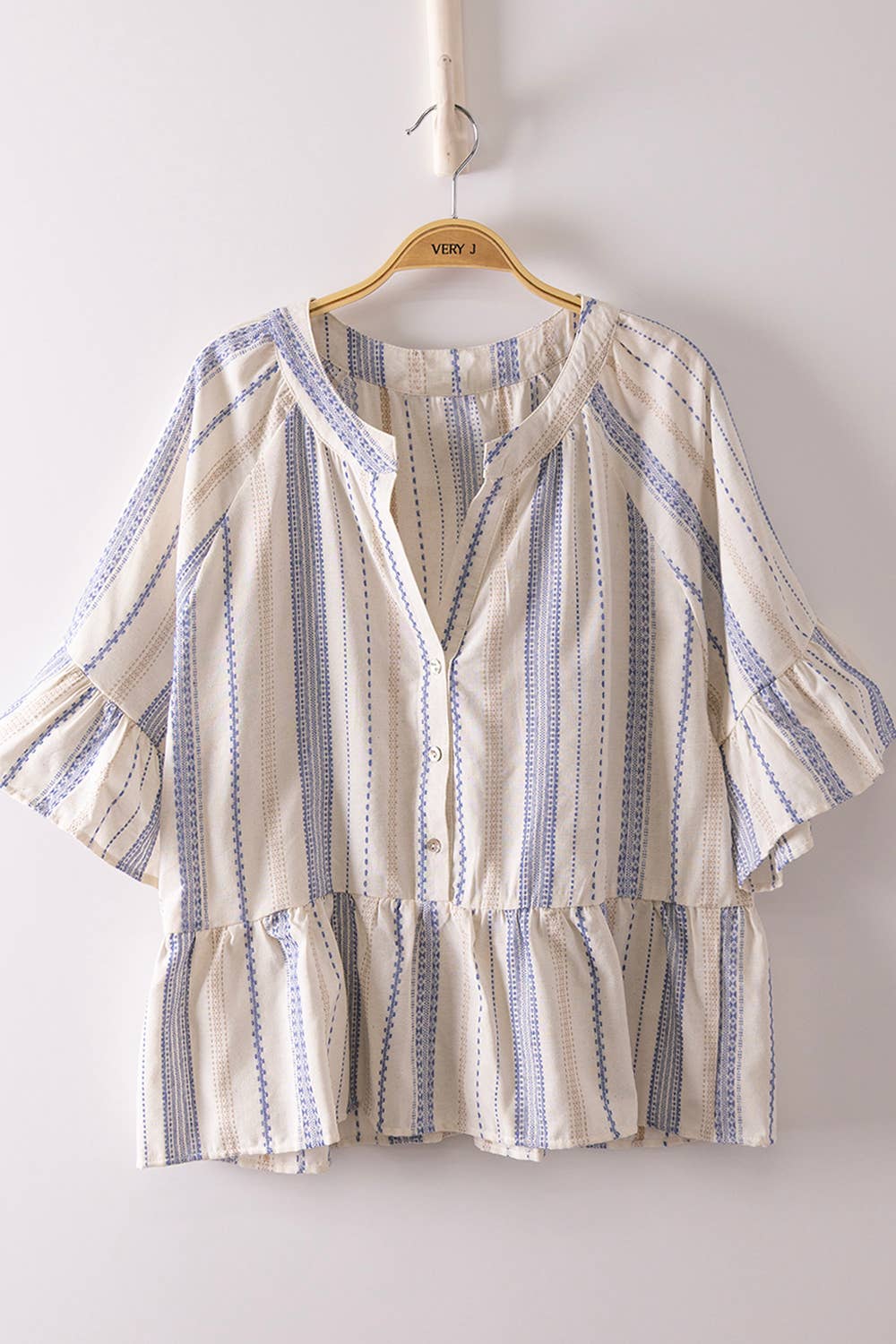Halley Linear Peplum Blouse