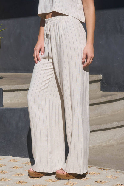 Prato Pinstriped Pant Set