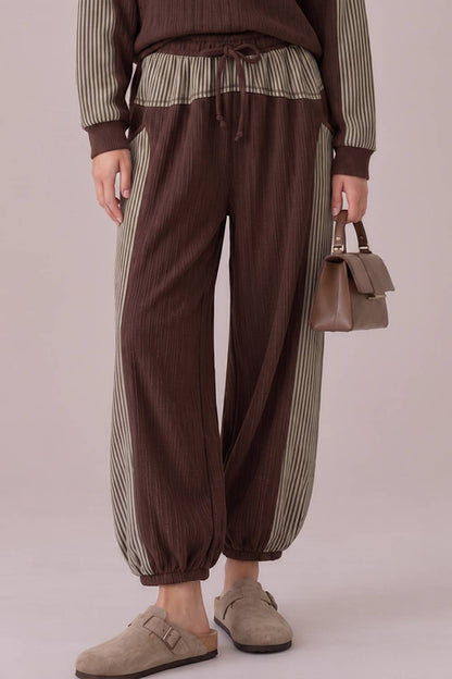 Villa Striped Pant Set