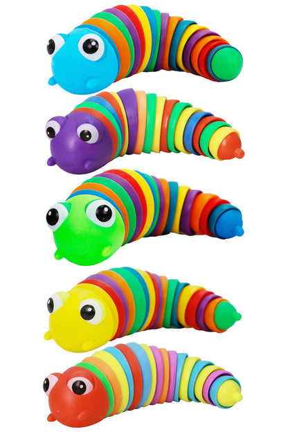 Kids Rainbow Caterpillar Flexible Fidget Toy