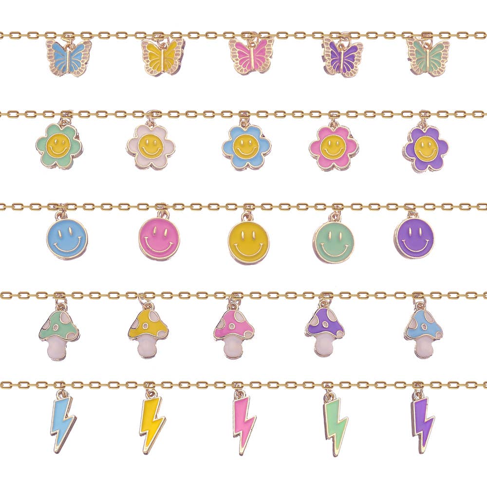 Girls Icon Charm Necklace