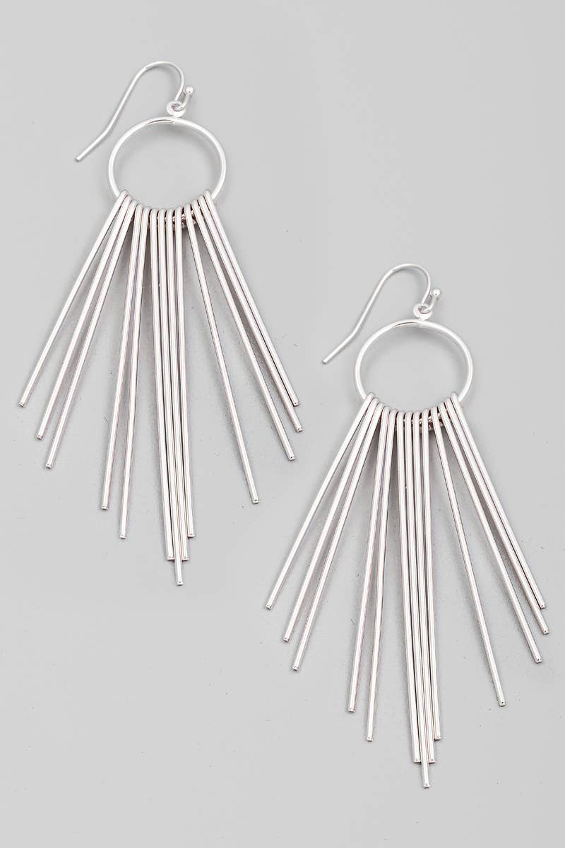 St Malo Bar Fringe Earrings