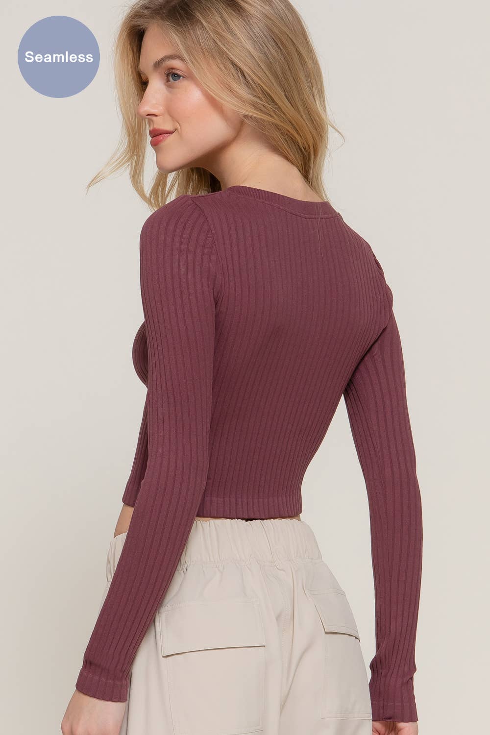 Keene Quarterzip Ribbed Crop Top