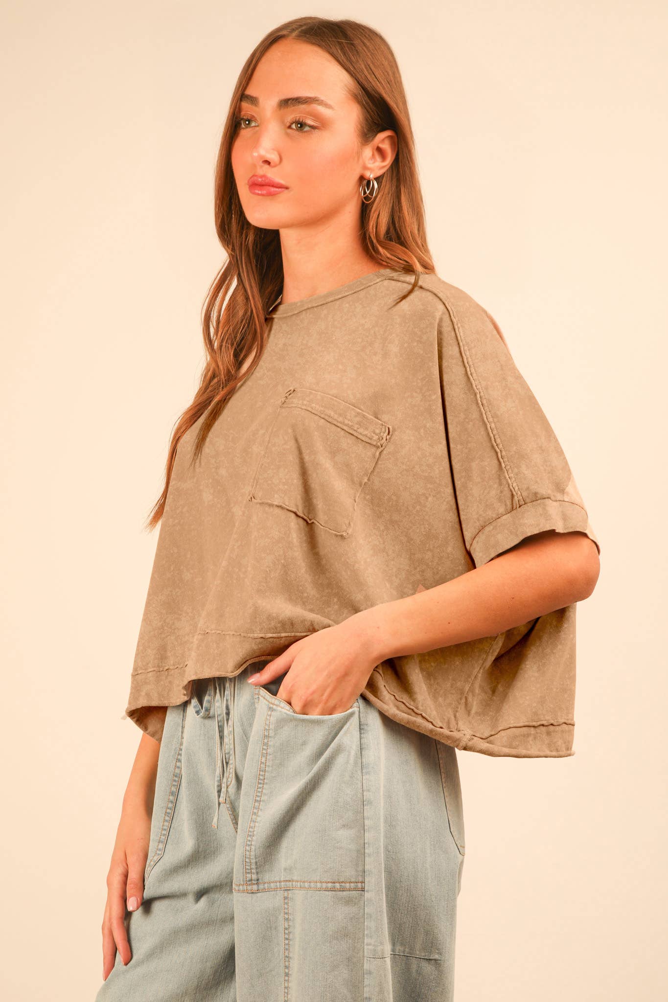 Rockland Mineral Pocket Cropped Tee