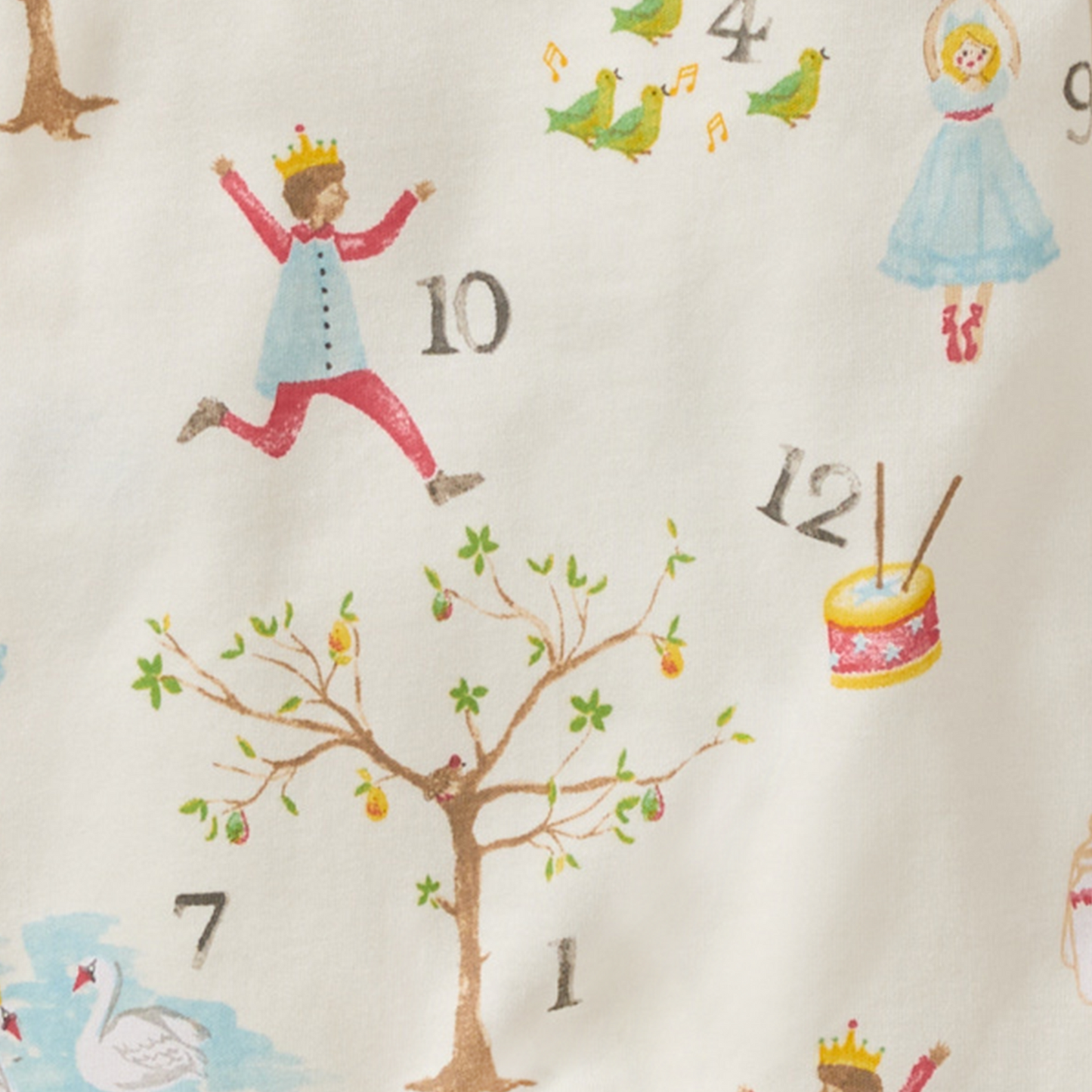 Baby Unisex Burt's Bees 12 Days of Christmas Sleeper