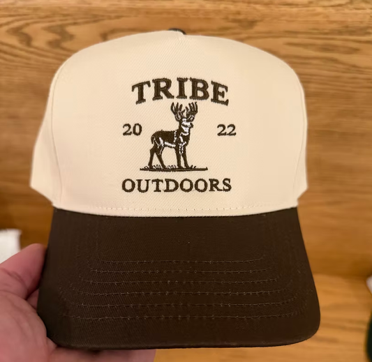 Mens Tribe Vintage Buck Embroidered Hat