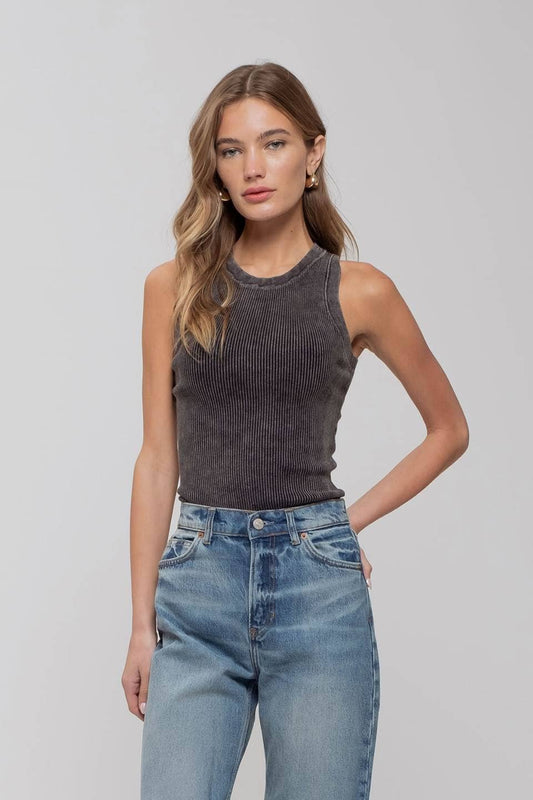 Chester Mineral Washed Knit Tank