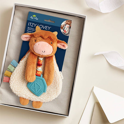 Itzy Ritzy Highland Cow Itzy Friends Lovey™ Plush