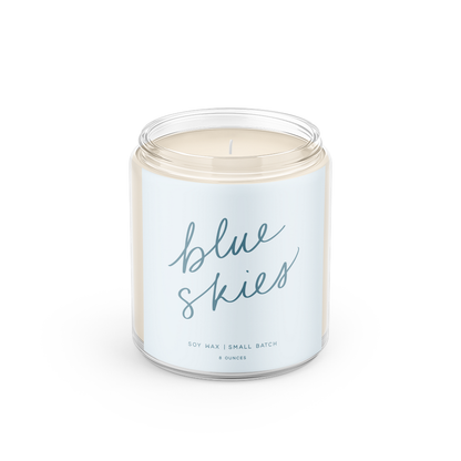 Poured Goods - Blue Skies Candle