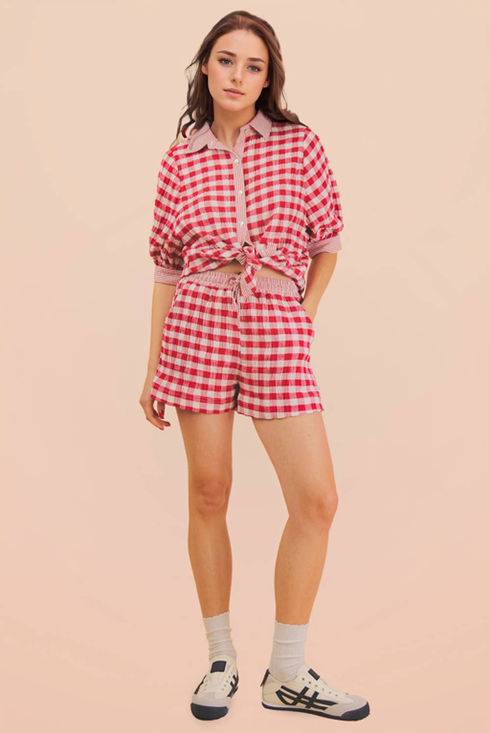 Suri Gingham Short Set