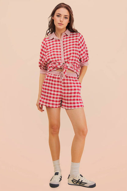 Suri Gingham Short Set