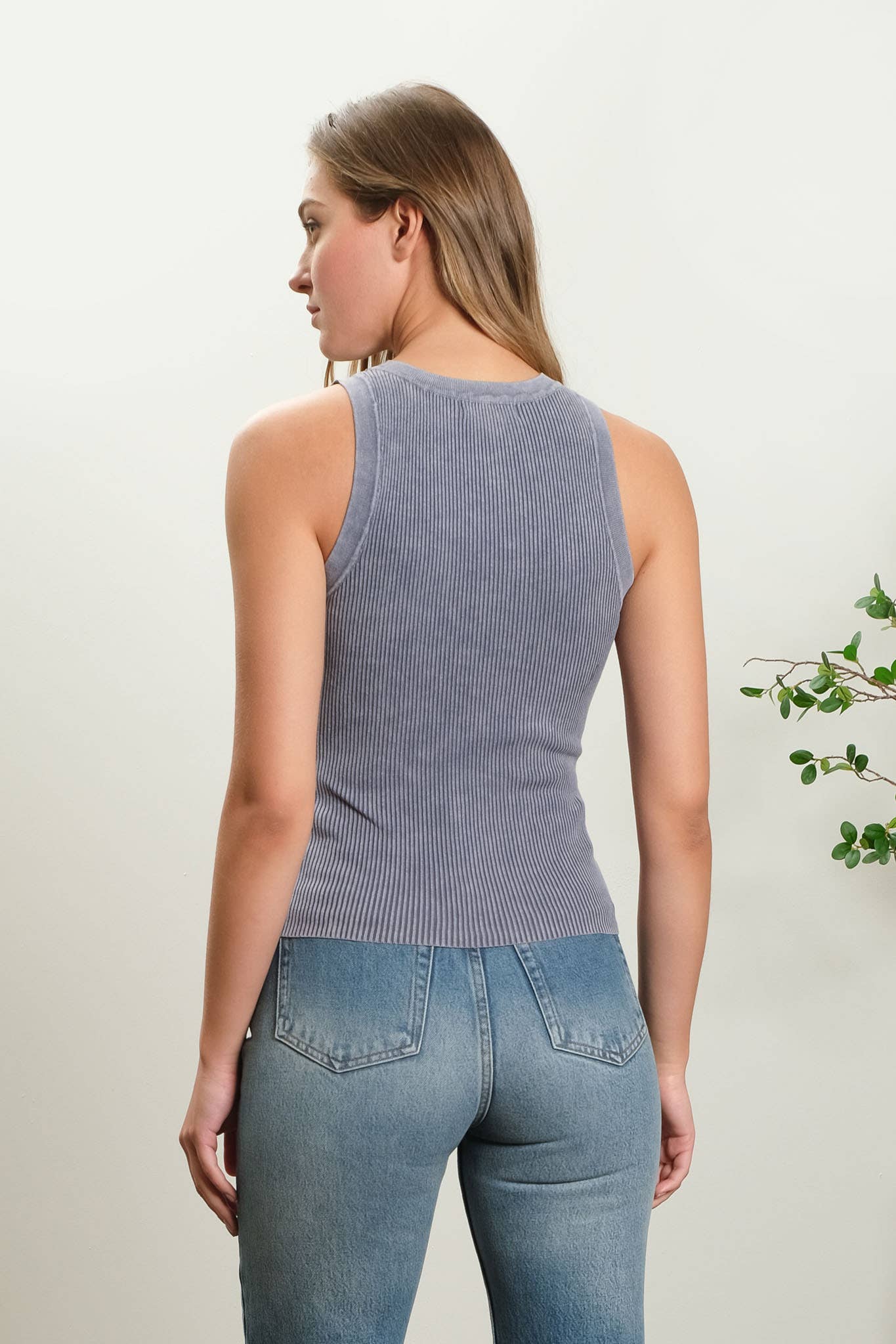 Chester Mineral Washed Knit Tank