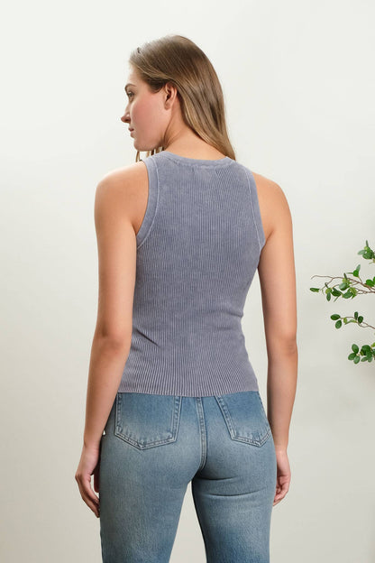 Chester Mineral Washed Knit Tank