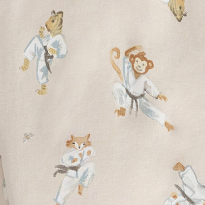 Baby Boys Burt's Bees Karate Creatures Sleeper