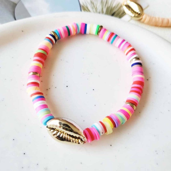 Seashell Heishi Bracelet