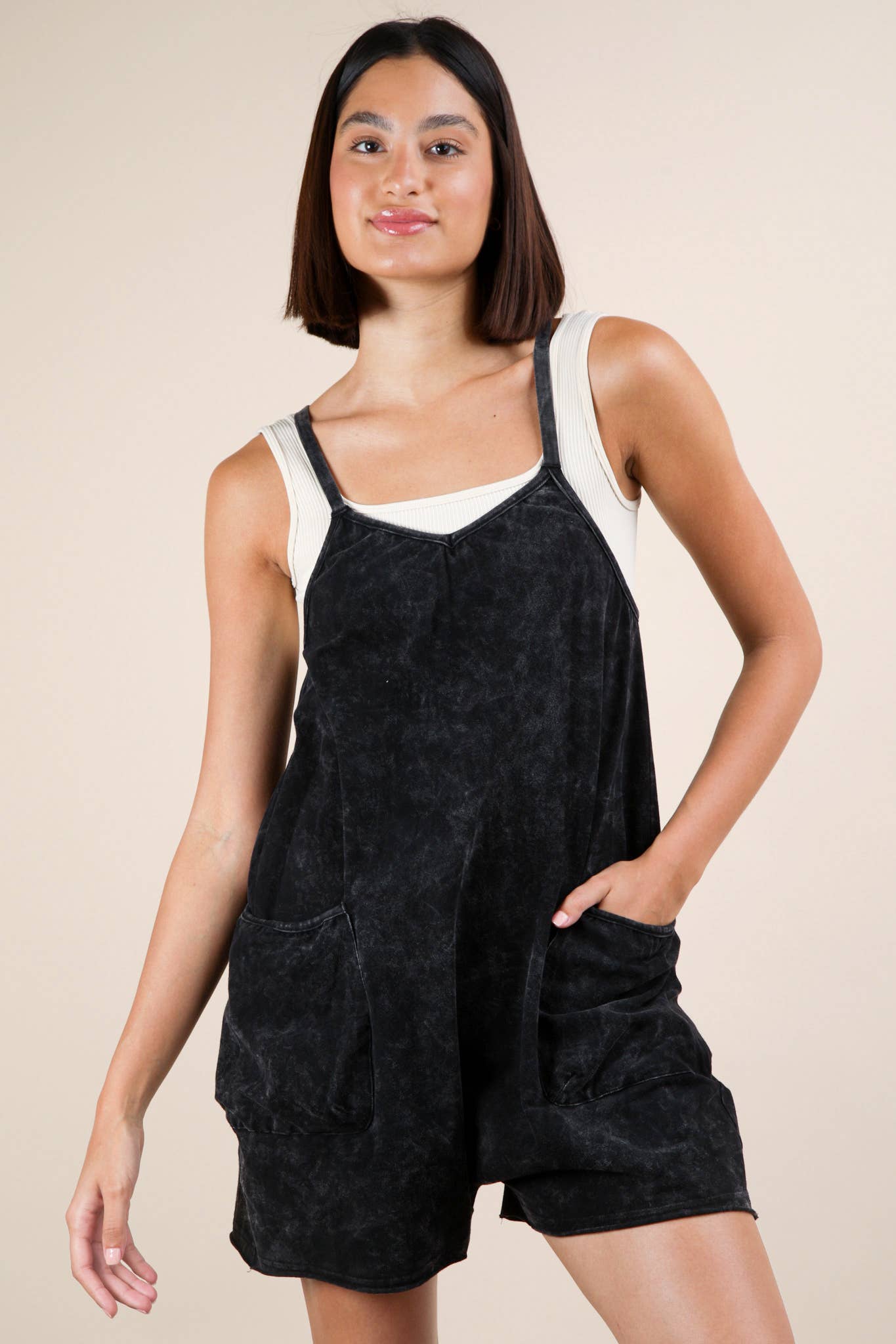 Okaloosa Racerback Pocket Romper