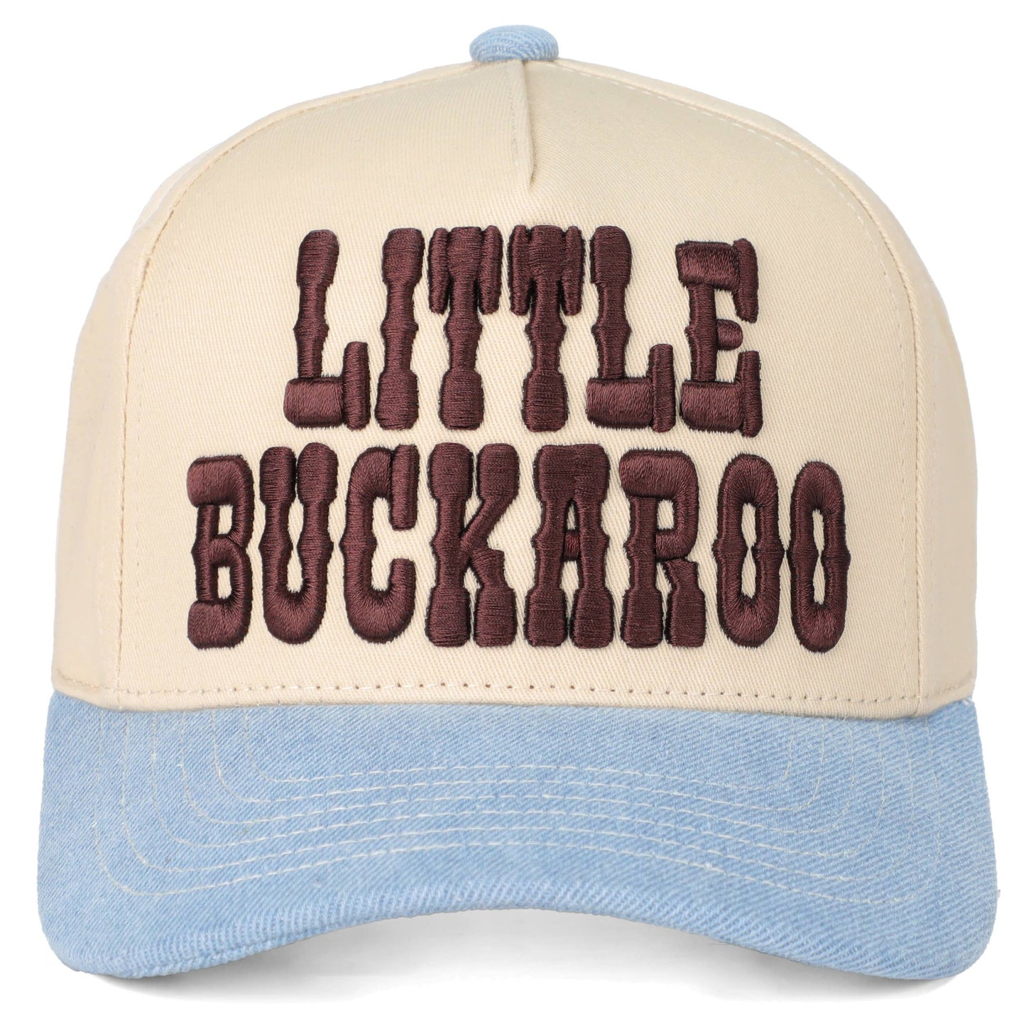 Boys Little Buckaroo Embroidered Denim Hat